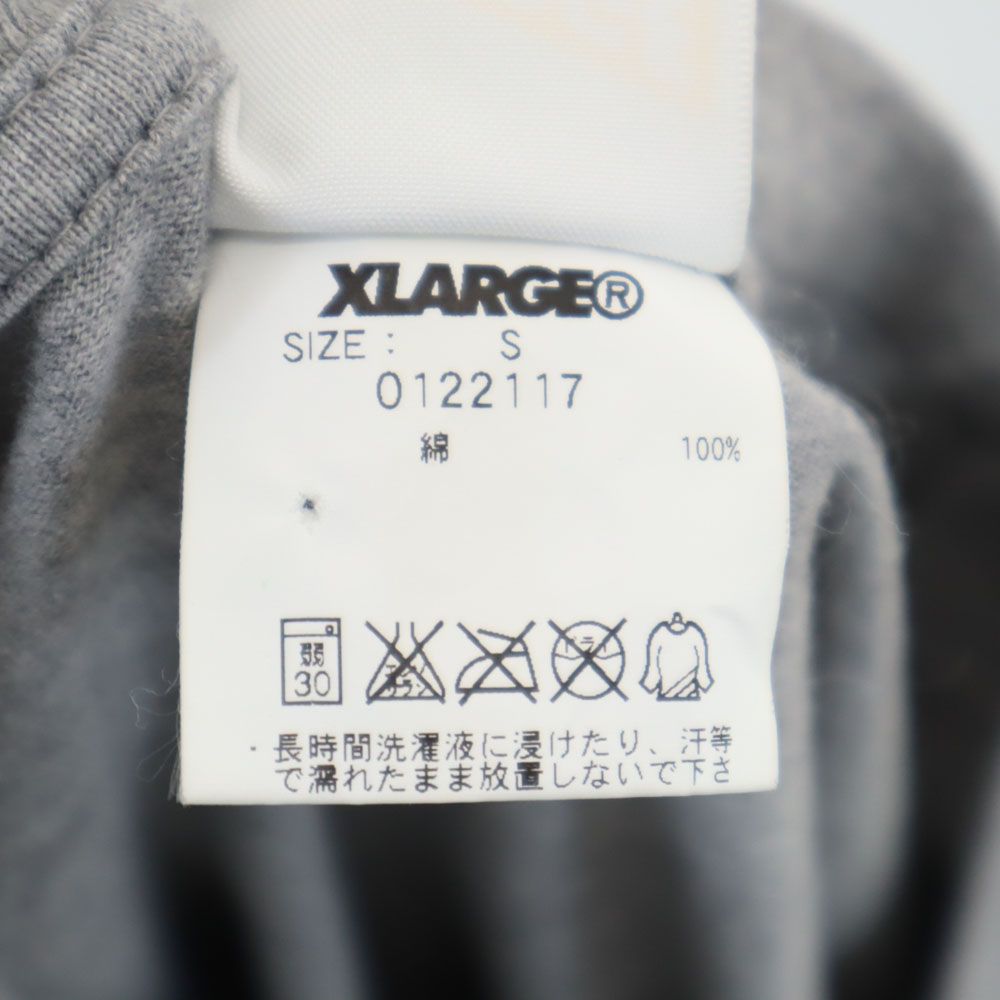XLARGE エクストララージ 日本製 プリント 半袖 Tシャツ S グレー メンズ