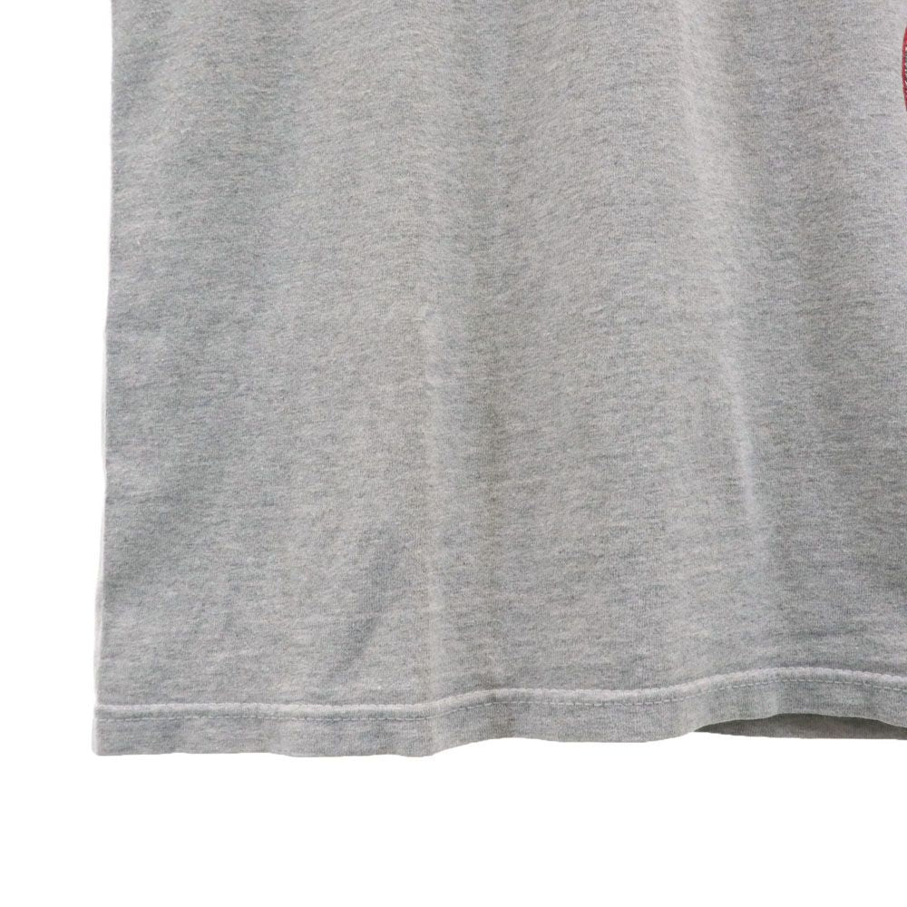 adidas アディダス 90s USA製 オールド トレフォイルロゴ 半袖 Tシャツ M グレー メンズ