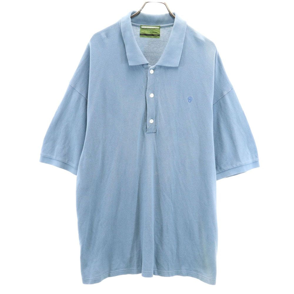 SWAGGER スワッガー 半袖 ポロシャツ XXL ブルー系 ビッグサイズ メンズ