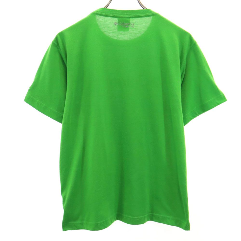 Columbia コロンビア アウトドア 半袖 OMNI-DRY Tシャツ M グリーン系 メンズ