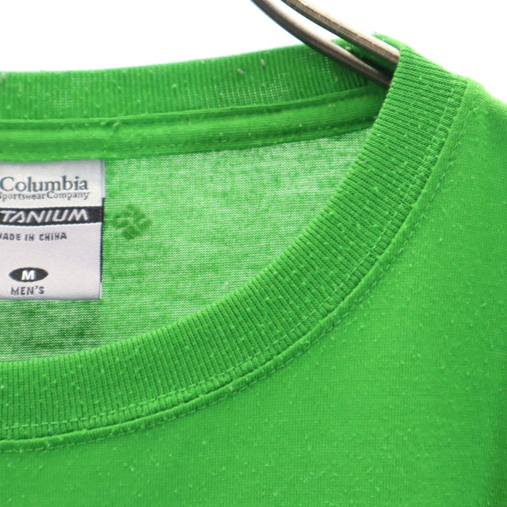 Columbia コロンビア アウトドア 半袖 OMNI-DRY Tシャツ M グリーン系 メンズ