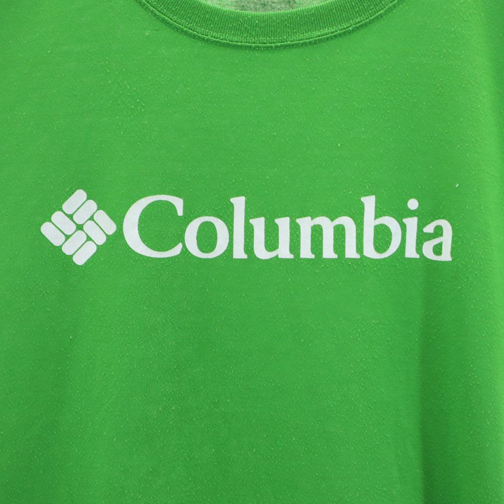 Columbia コロンビア アウトドア 半袖 OMNI-DRY Tシャツ M グリーン系 メンズ