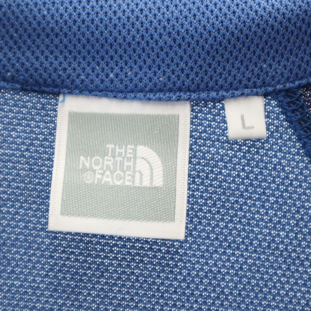THE NORTH FACE ザノースフェイス NTW30203 長袖 アウトドア ハーフジップ Tシャツ L ブルー系 レディース