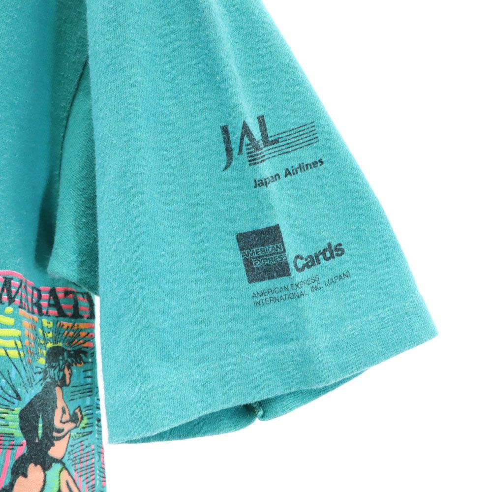 HAPPY SHIRTS 90s USA製 オールド 半袖 Tシャツ M グリーン系 メンズ