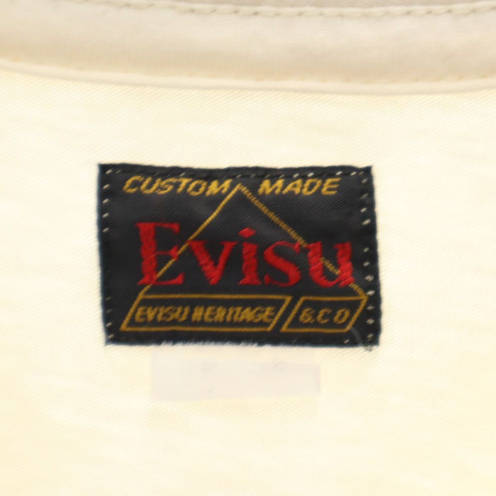 エヴィス 半袖 Tシャツ M ベージュ系 EVISU メンズ