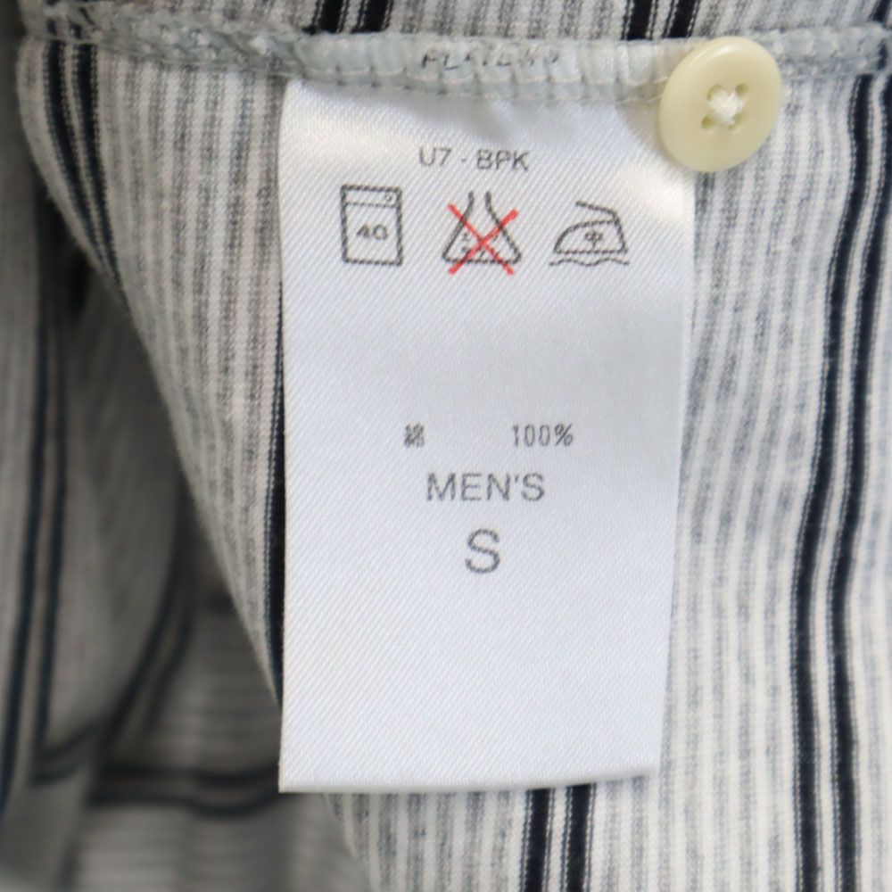 NIKE ナイキ 90s 00s 日本製 白タグ オールド ボーダー柄 半袖 ポロシャツ S グレー系 メンズ