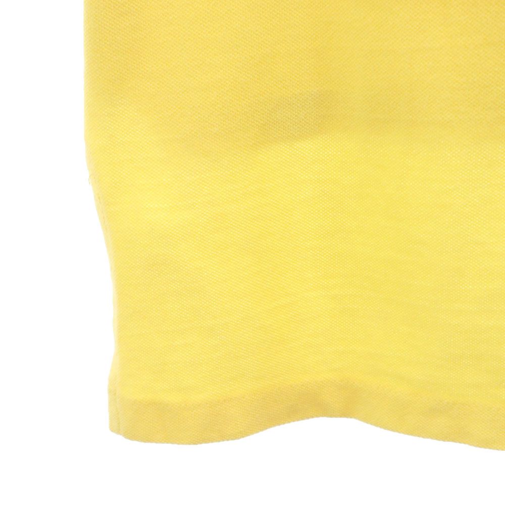 IZOD LACOSTE アイゾッドラコステ 70s USA製 糸巻きタグ ヴィンテージ 半袖 ポロシャツ イエロー 鹿の子地 メンズ