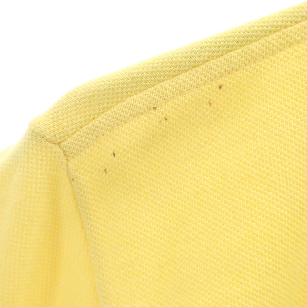 IZOD LACOSTE アイゾッドラコステ 70s USA製 糸巻きタグ ヴィンテージ 半袖 ポロシャツ イエロー 鹿の子地 メンズ