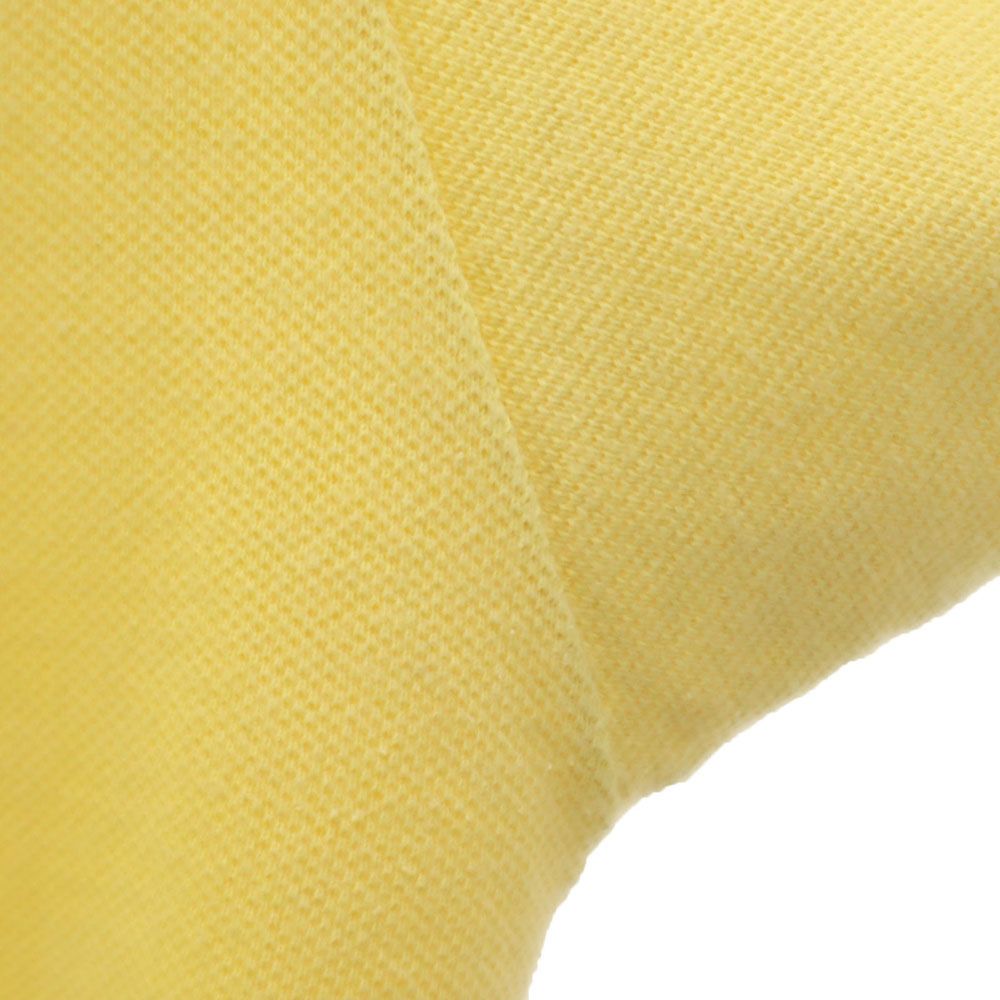 IZOD LACOSTE アイゾッドラコステ 70s USA製 糸巻きタグ ヴィンテージ 半袖 ポロシャツ イエロー 鹿の子地 メンズ