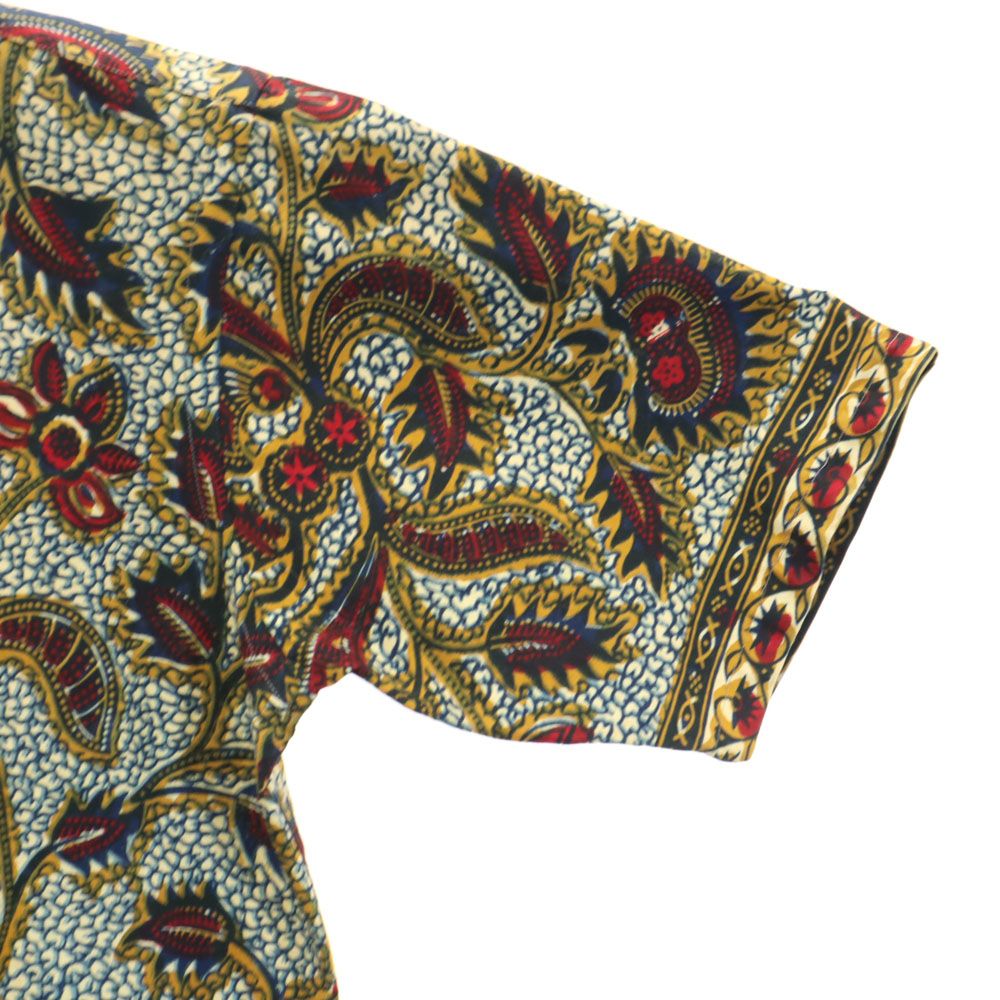 Golden Needle Manhattan ゴールデンニードル 60s ヴィンテージ 総柄 半袖 オープンカラーシャツ M ブラウン系 メンズ