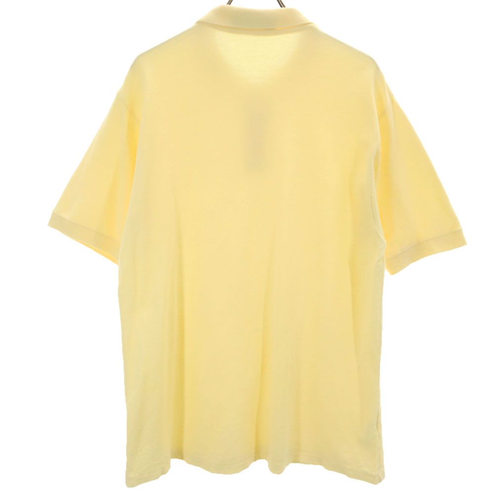 FRED PERRY フレッドペリー 90s イギリス製 オールド 半袖 ポロシャツ 44 イエロー系 鹿の子 メンズ