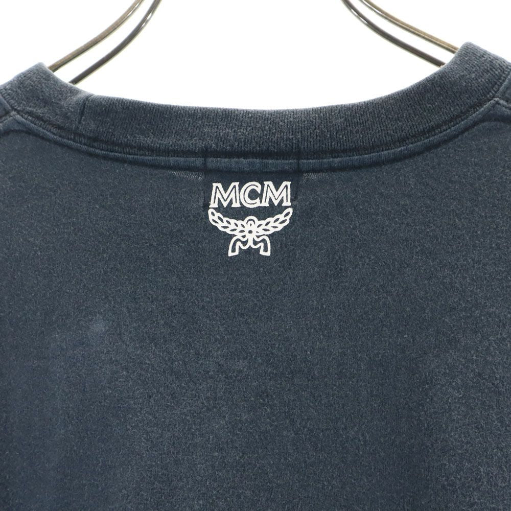 MCM エムシーエム プリント 半袖 Tシャツ M グレー系 メンズ