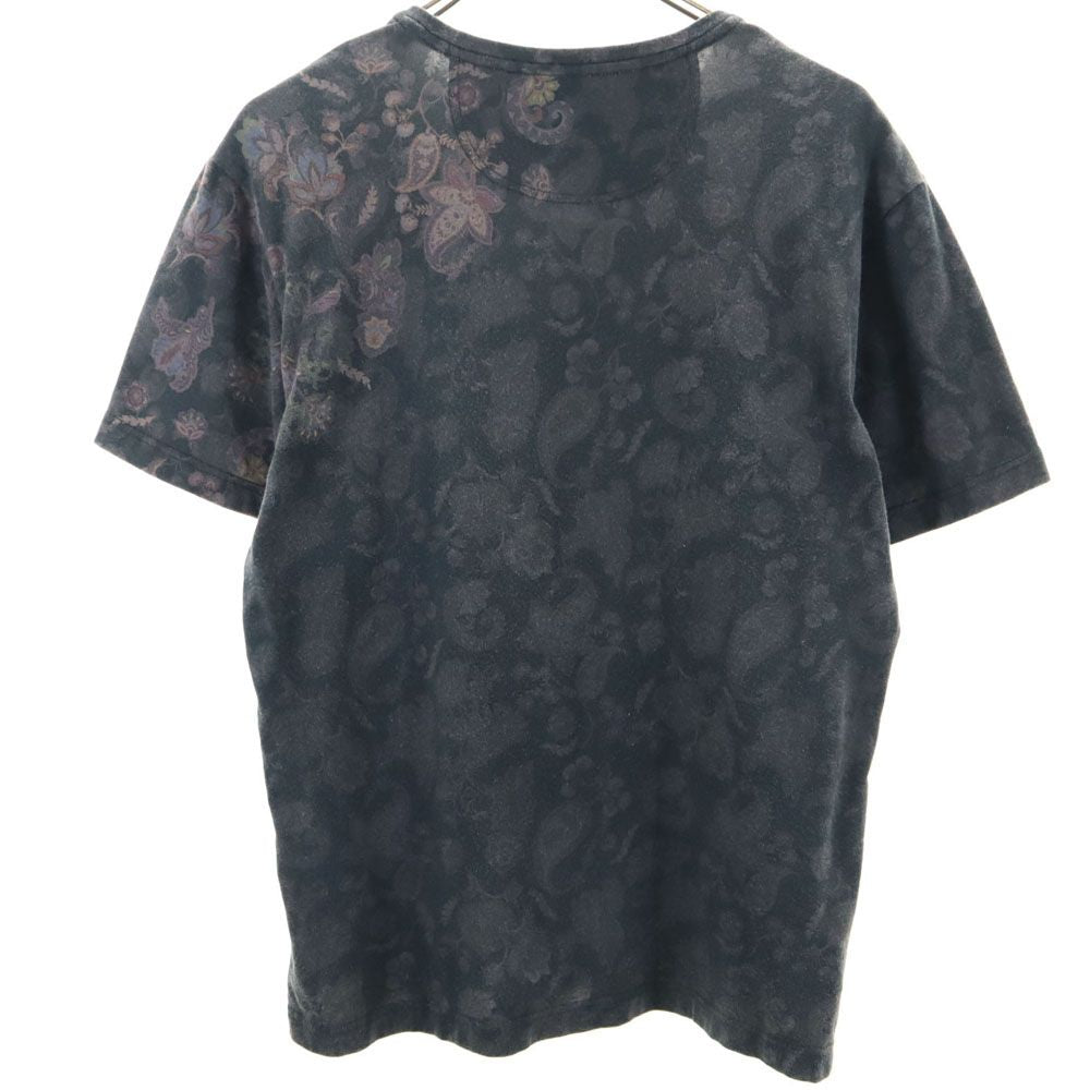 ランバン 総柄 半袖 Tシャツ 48 グレー系 LANVIN メンズ