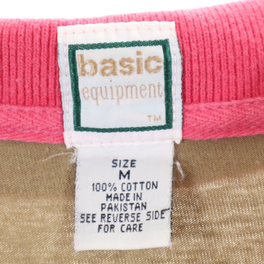 basic equipment 90s オールド 半袖 ポロシャツ M パープル 他 メンズ