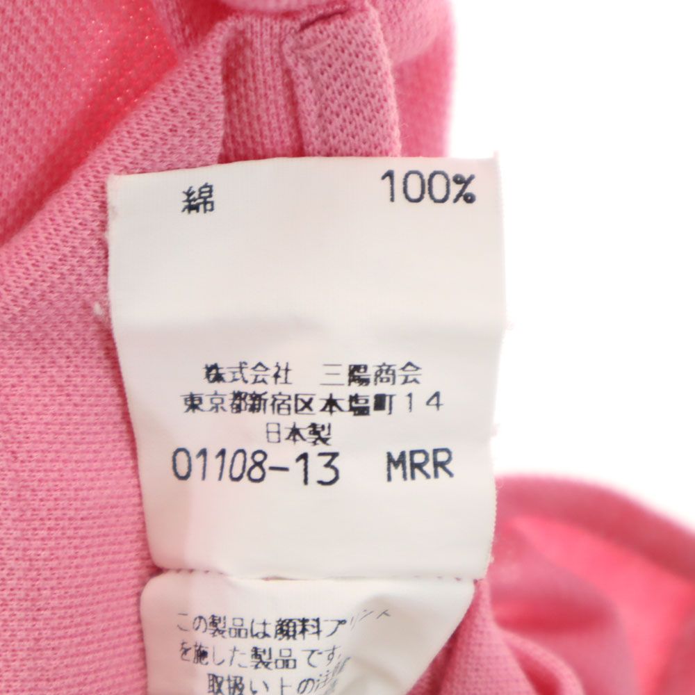 Burberrys バーバリーズ 90s 三陽商会 日本製 オールド 半袖 ポロシャツ L ピンク 鹿の子 レディース