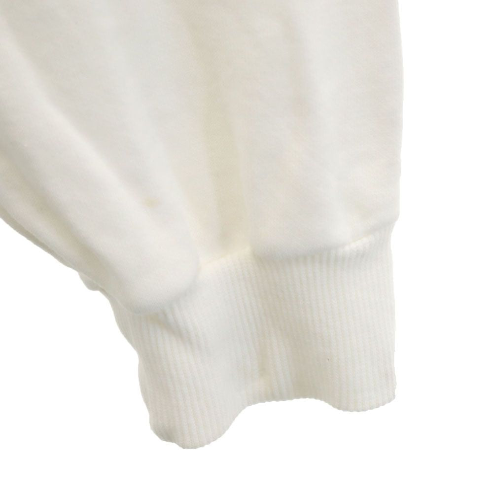 adidas アディダス 80s デサント製 ヴィンテージ 長袖 スウェット トレーナー M ホワイト メンズ