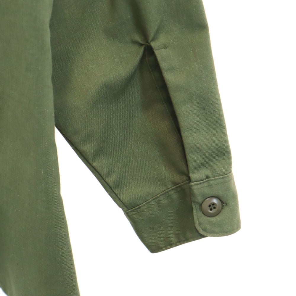 US ARMY アメリカ軍 80s ユーティリティー ミリタリー シャツジャケット カーキ メンズ