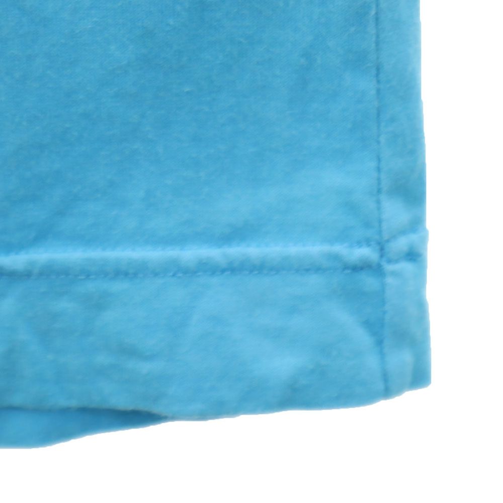 santa fe サンタフェ プリント 半袖 Tシャツ 46 ブルー メンズ