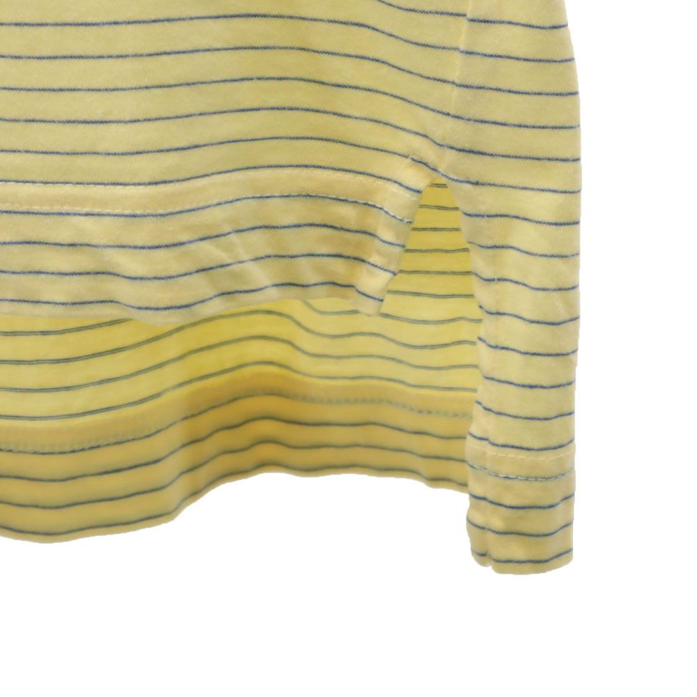 ノーティカ 90s オールド ボーダー 半袖 ポロシャツ S イエロー系 NAUTICA メンズ