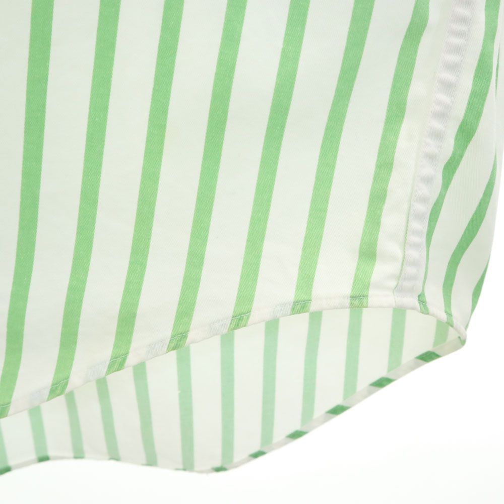 ラルフローレン ストライプ 半袖 ボタンダウンシャツ M ホワイト系 RALPH LAUREN メンズ