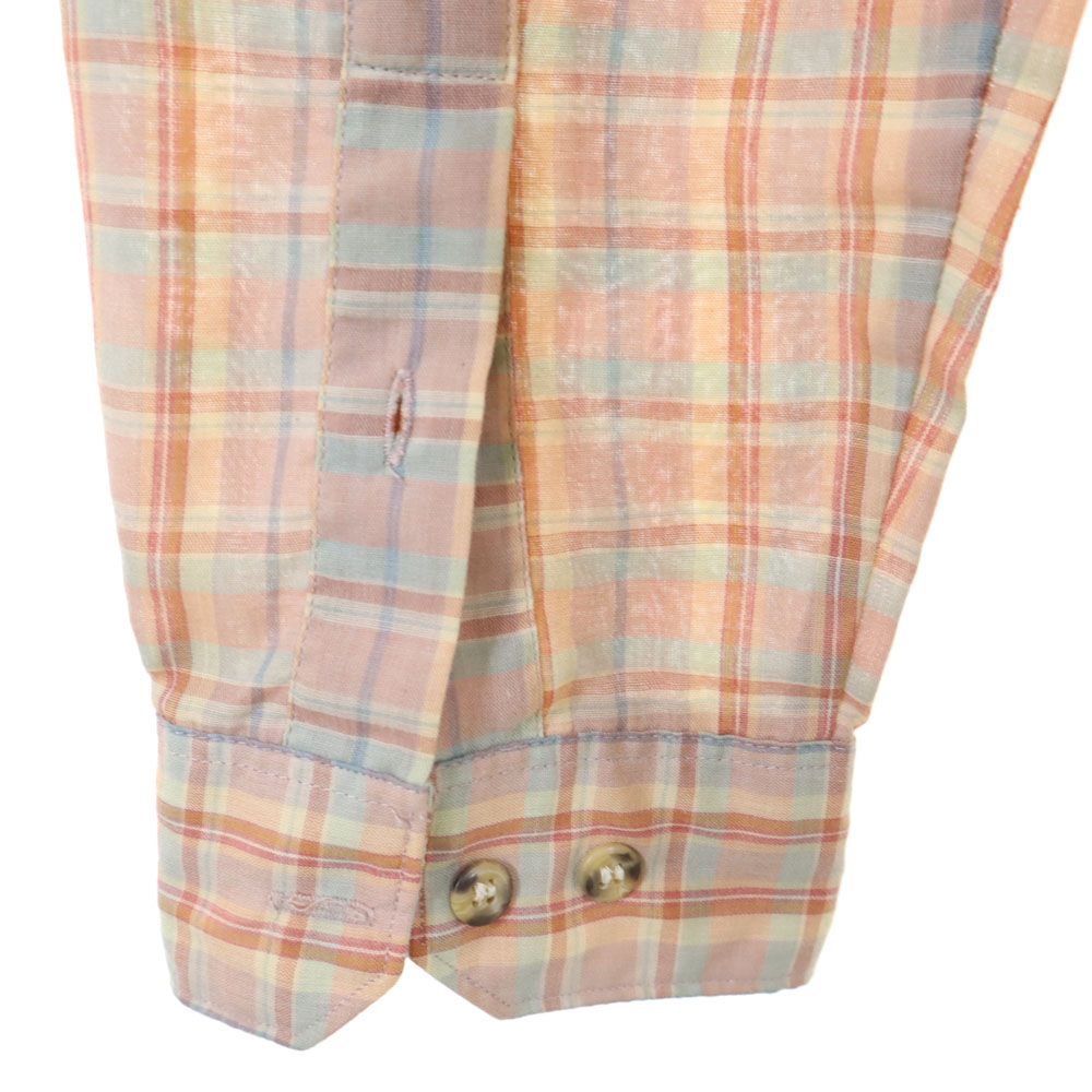 Levi's リーバイス 80s ヴィンテージ チェック 長袖 ボタンダウンシャツ L レッド系 メンズ