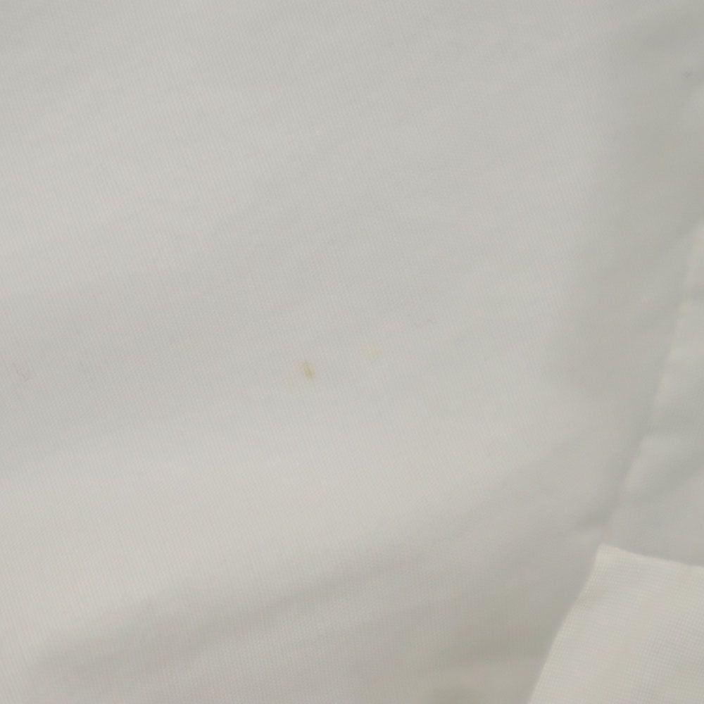 Ground Y グラウンドワイ 日本製 長袖 オーガンジー切替 シースルー シャツ 1 ホワイト メンズ