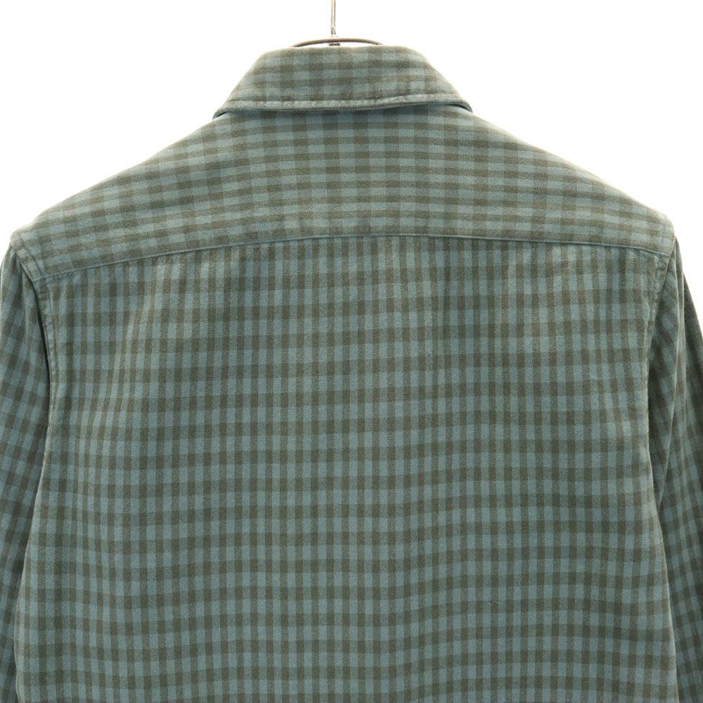 ダブルアールエル 長袖 チェックシャツ XS モスグリーン系 RRL Ralph Lauren ラルフローレン メンズ