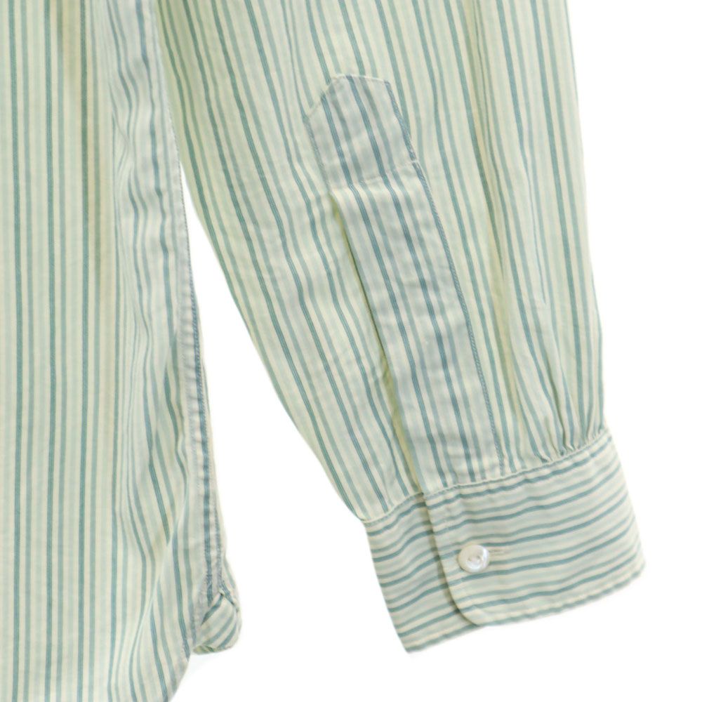 RRL ダブルアールエル ストライプ柄 長袖 シャツ 14 グリーン系 Ralph Lauren ラルフローレン キッズ