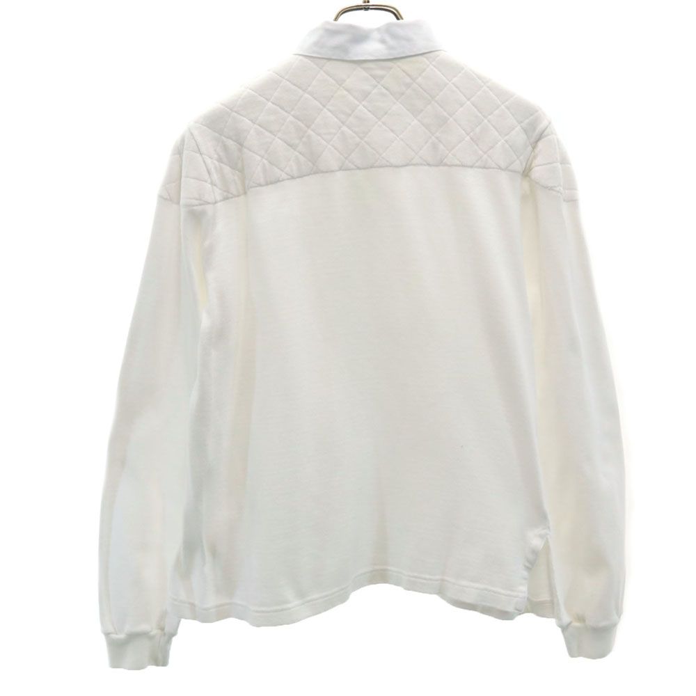 サウスツーウエストエイト イギリス製 長袖 ポロシャツ 32 ホワイト メンズ