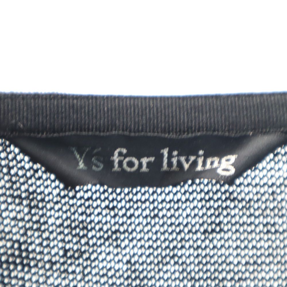 Y's for living ワイズフォーリビング 日本製 ノースリーブ セーター ブラック ニット レディース