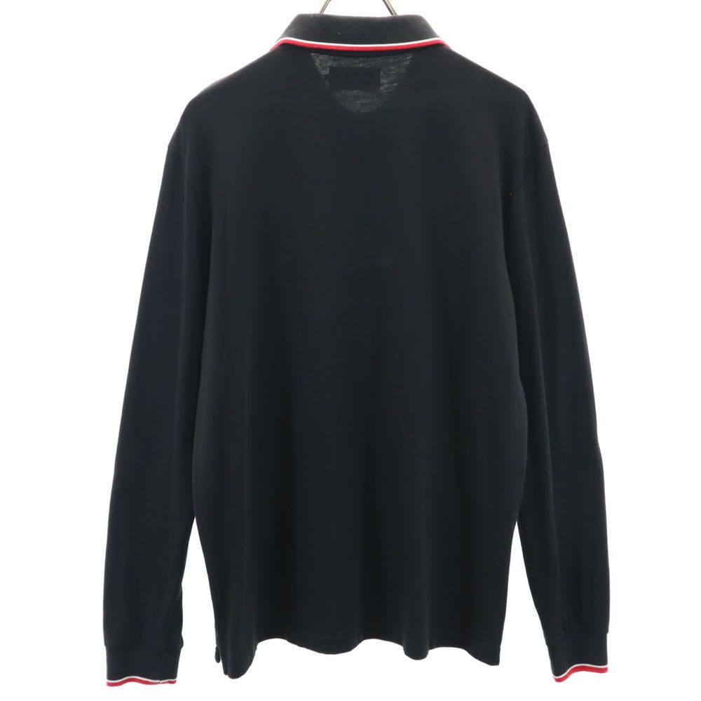PALACE パレス 長袖 ポロシャツ M ブラック メンズ