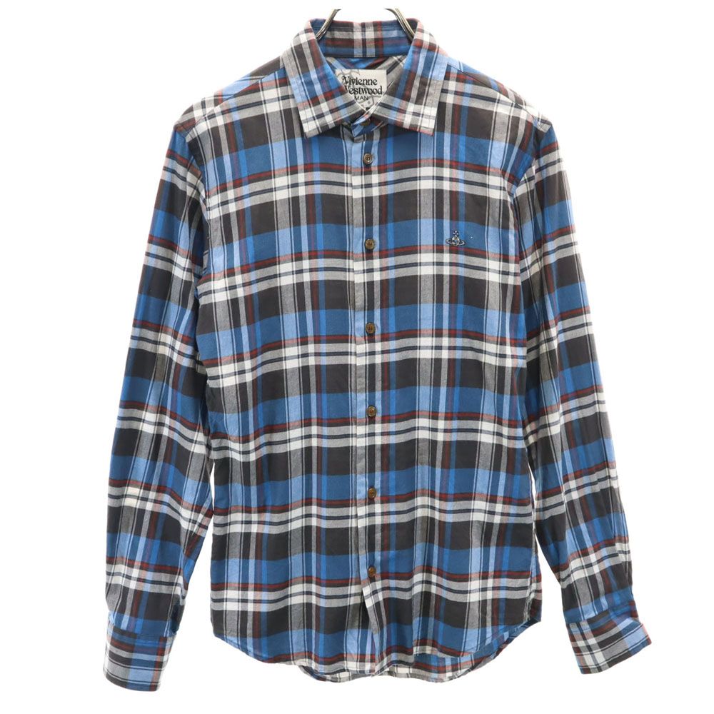 ヴィヴィアンウエストウッドマン ベスト チェック オーブ総柄 44