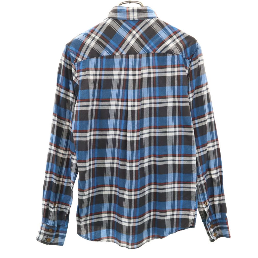 ヴィヴィアンウエストウッドマン 日本製 長袖 チェックシャツ 44 ブルー 他 Vivienne WestwoodMAN メンズ