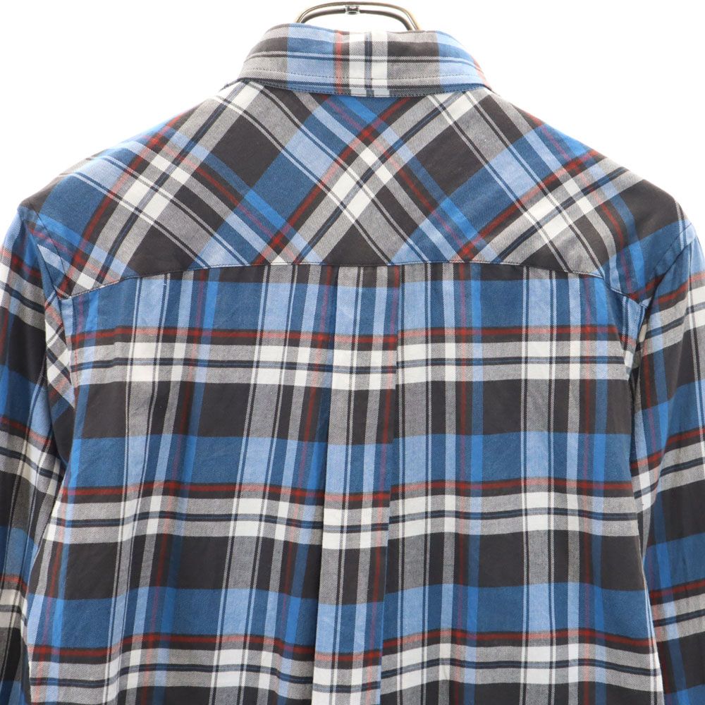 ヴィヴィアンウエストウッドマン 日本製 長袖 チェックシャツ 44 ブルー 他 Vivienne WestwoodMAN メンズ