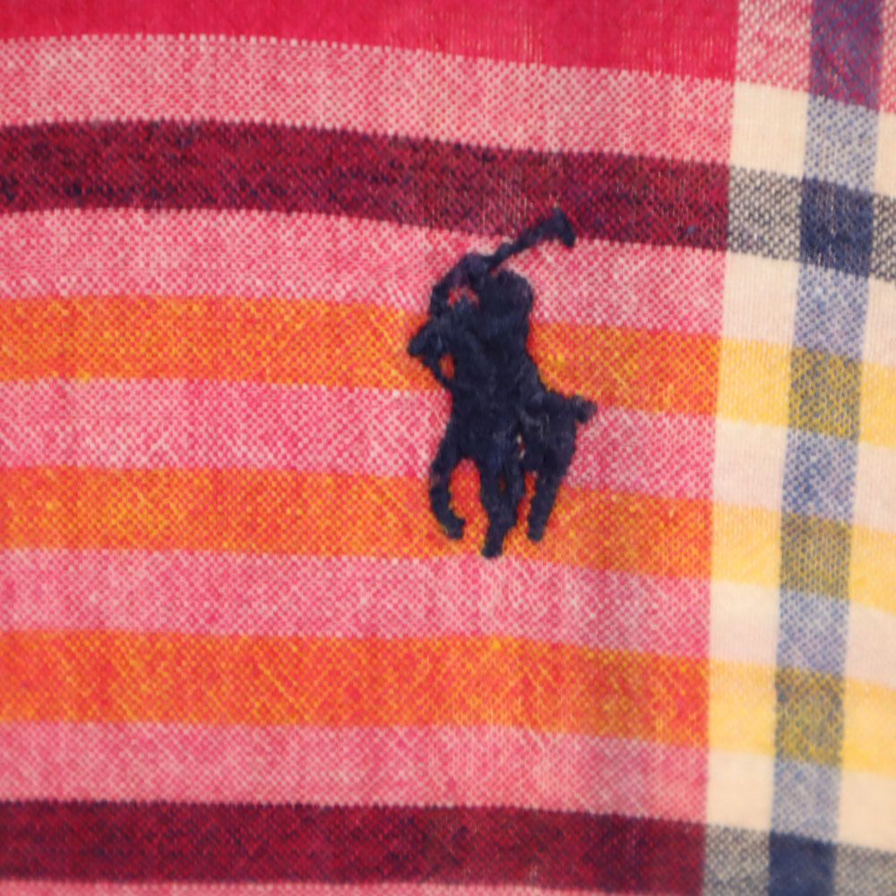 POLO COUNTRY ポロカントリー 80s 90s オールド チェック柄 長袖 ボタンダウンシャツ M マゼンタ 他 Ralph Lauren ラルフローレン メンズ