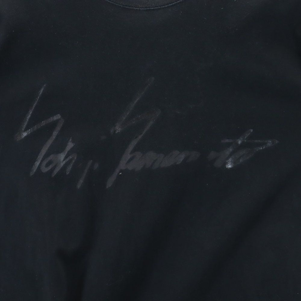 Ground Y グラウンドワイ 長袖 Tシャツ ブラック ロンT メンズ