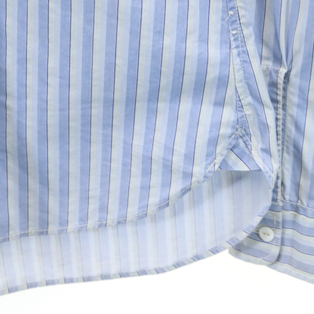 RRL ダブルアールエル ストライプ 長袖 シャツ 2 ブルー系 RALPH LAUREN レディース