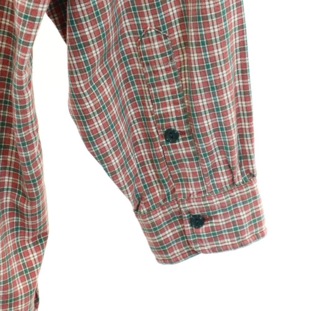 RRL ダブルアールエル 90s オールド 初期タグ 赤3星 長袖 チェックシャツ レッド系 RALPH LAUREN メンズ