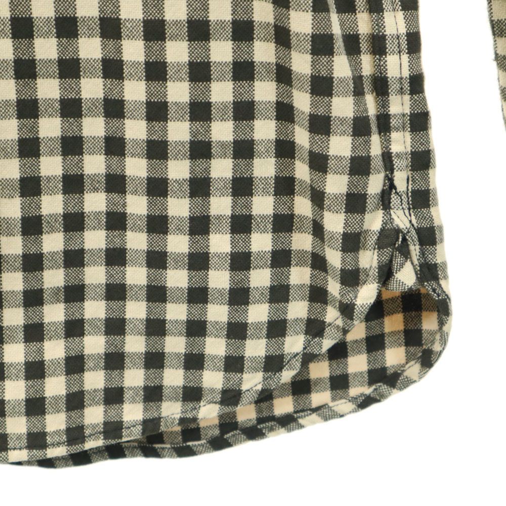 ダブルアールエル 長袖 ハーフボタン チェックシャツ XS ベージュ系 RRL RALPH LAUREN メンズ