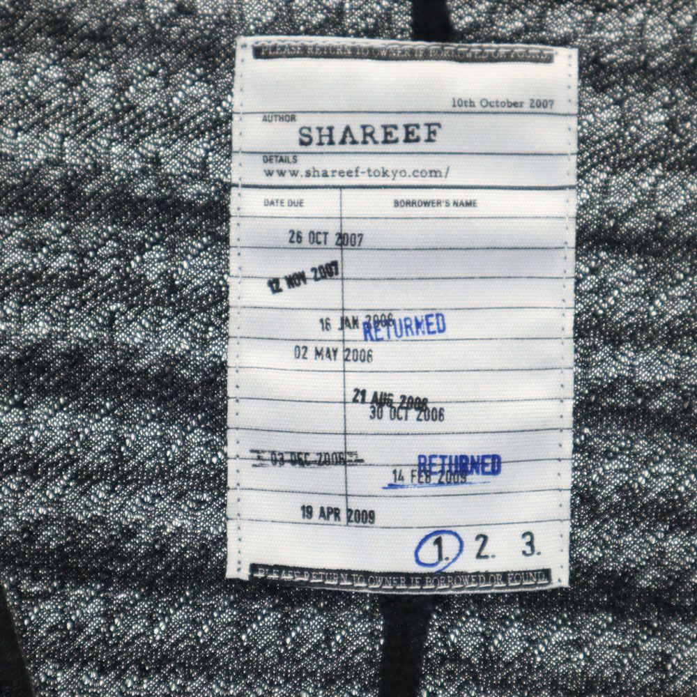 SHAREEF シャリーフ 日本製 半袖 カットソー 1 ブラック ニット レディース