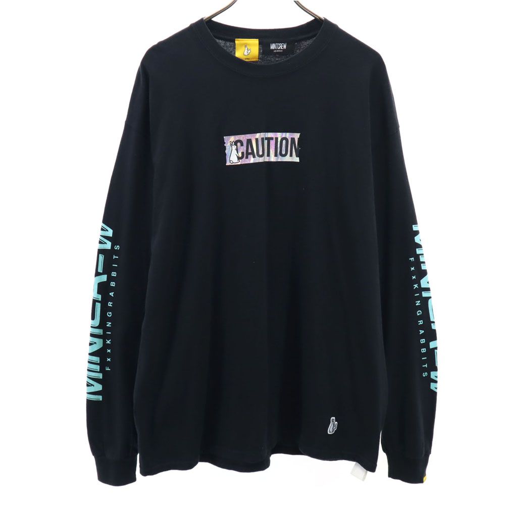 MINTCREW ミントクルー 長袖 Tシャツ L ブラック ロンT メンズ