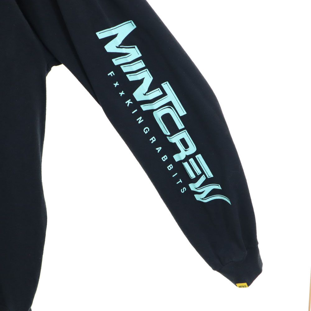 MINTCREW ミントクルー 長袖 Tシャツ L ブラック ロンT メンズ