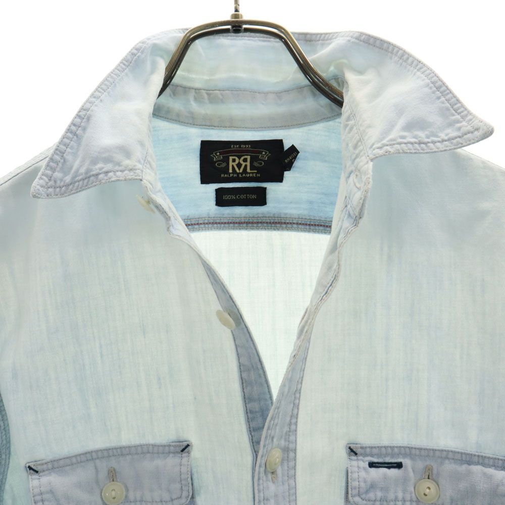 RRL ダブルアールエル 長袖 シャツ XS ブルー系 RALPH LAUREN メンズ