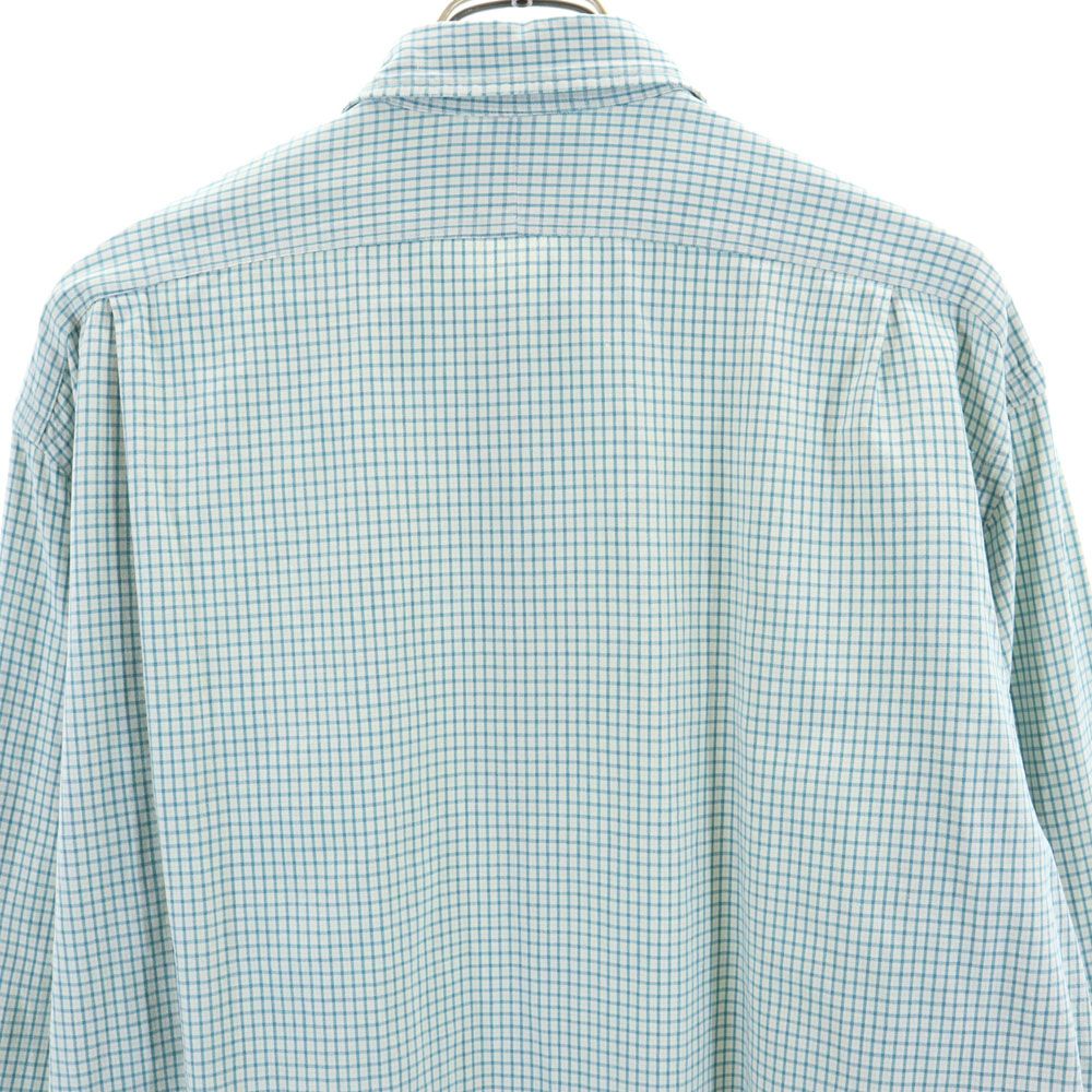 RRL ダブルアールエル 90s オールド 赤3星 初期タグ 長袖 チェックシャツ M グリーン系 メンズ