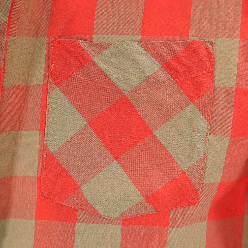 エルエルビーン アウトドア チェック 長袖 ボタンダウンシャツ S レッド系 L.L.Bean メンズ