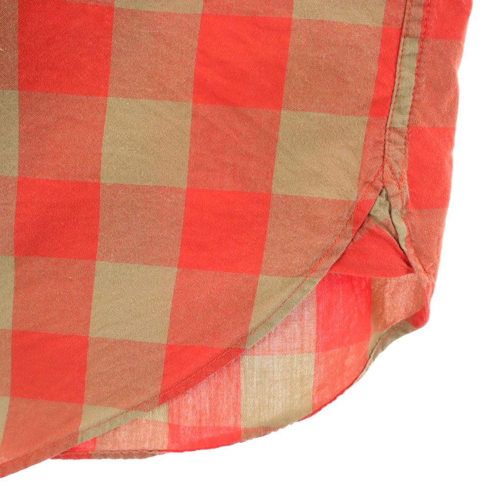 エルエルビーン アウトドア チェック 長袖 ボタンダウンシャツ S レッド系 L.L.Bean メンズ