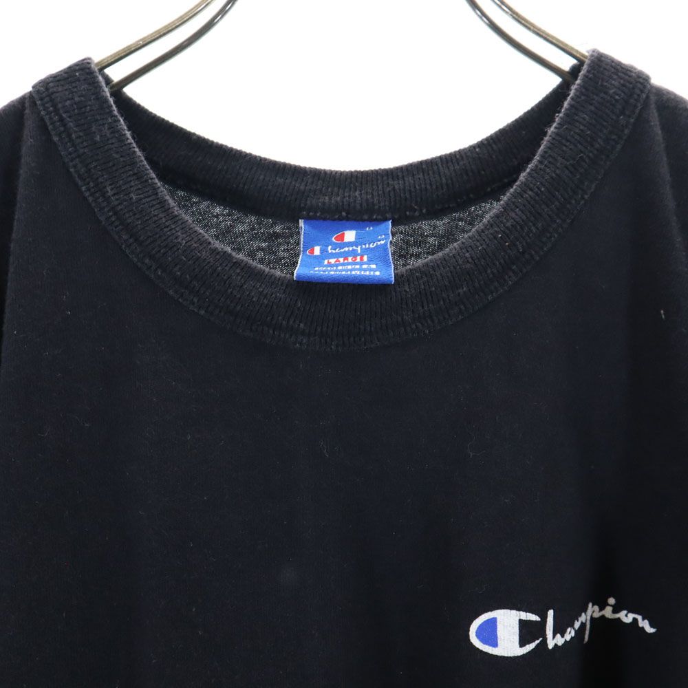 Champion チャンピオン 90s USA製 オールド 半袖 Tシャツ L ブラック レディース