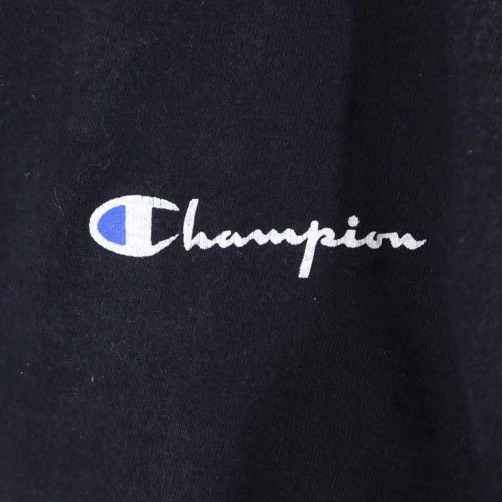 Champion チャンピオン 90s USA製 オールド 半袖 Tシャツ L ブラック レディース