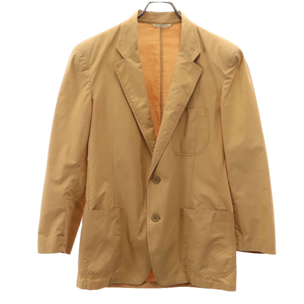 Valentino ヴァレンチノ テーラードジャケット 46 オレンジ系 メンズ