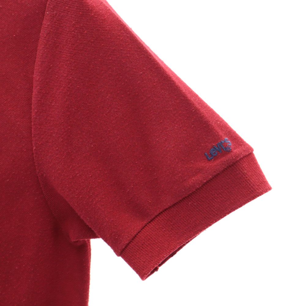 Levi's リーバイス 70s ヴィンテージ 半袖 ポロシャツ S ボルドー メンズ